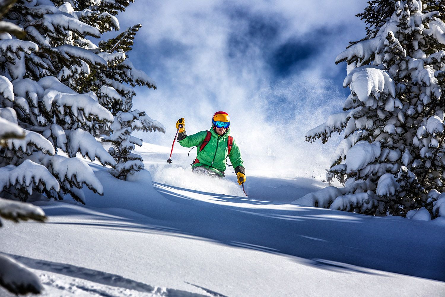 Erlebe die Natur beim Skifahren
