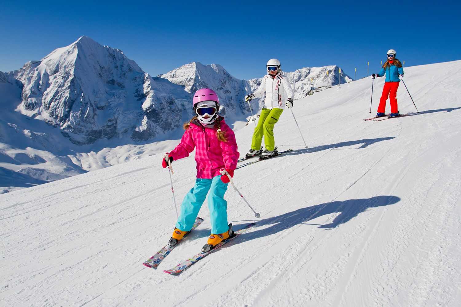 Skiunterricht für Familien